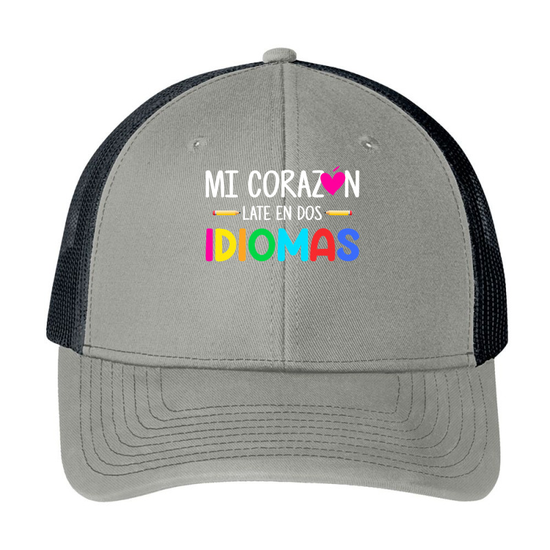 Mi Corazon Late En Dos Idiomas, Bilingual Spanish Teacher Pa Trucker Cap by new121 | Artistshot