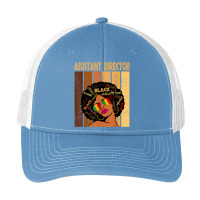 Assistant Director Afro African American Black History Month Painting Pa Trucker Cap | Artistshot