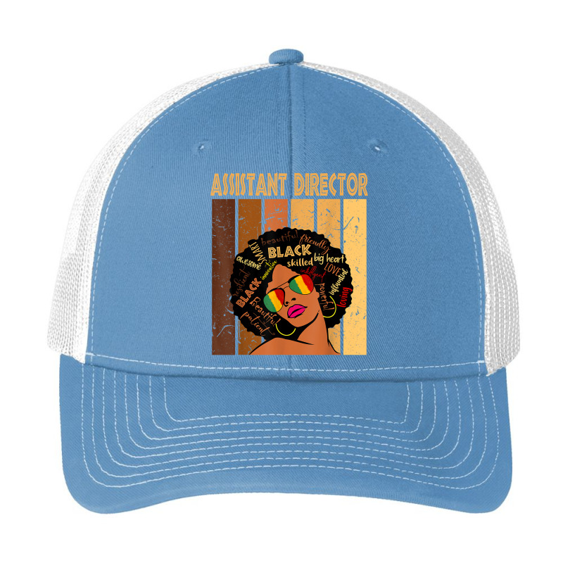 Assistant Director Afro African American Black History Month Painting Pa Trucker Cap by TyrellDesign | Artistshot