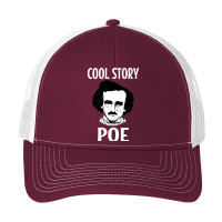 Day Gifts Poe Cool Story Funny Gifts Men Pa Trucker Cap | Artistshot