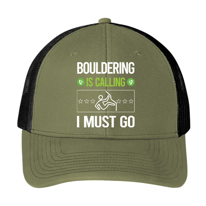 Bouldering T Shirtit Is Calling I Must Go Bouldering Rock Climbing T S Pa Trucker Cap | Artistshot