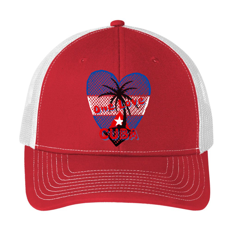 Cuba One Love Distressed Cuban Flag Cuba Pride I Love Cuba Pa Trucker Cap | Artistshot