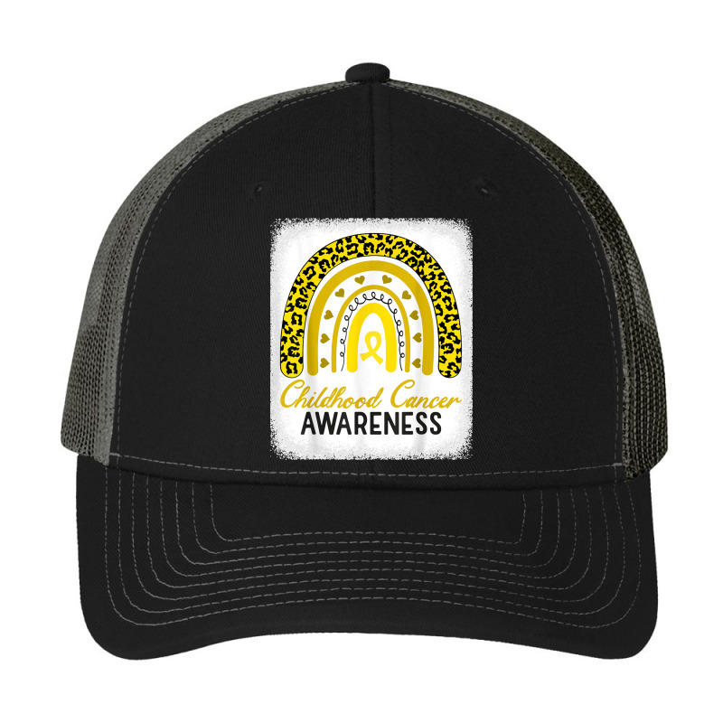 Childhood Cancer Awareness Hope Support Strong Warrior T Shirt Pa Trucker Cap | Artistshot