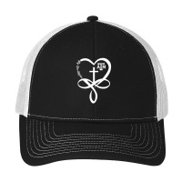 Texas A&m Aggies Heart Infinity God Apparel Pa Trucker Cap | Artistshot