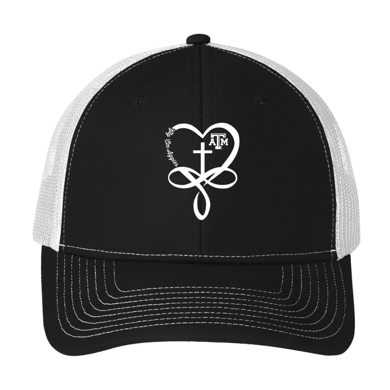 Texas A&m Aggies Heart Infinity God Apparel Pa Trucker Cap by AngelaMaria | Artistshot