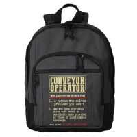 Conveyor Operator Dictionary Term Basic Backpack | Artistshot