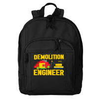 Demolition Engineer Master Builder Building Blocks Bricks For Fans Basic Backpack | Artistshot