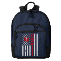 Crna Certified Registered Nurse Anesthetist Usa Flag Basic Backpack | Artistshot