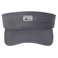 I'm Bilingual Btch I Haha And Jaja Apparel Fashion Visor | Artistshot