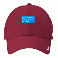 Autocorrect Is My Worst Enema Hilarious T Shirt Nike Dri-fit Cap | Artistshot