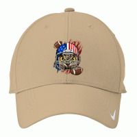 American Football Player Owl Bird Patriotic Animal Owl Lover Nike Dri-fit Cap | Artistshot