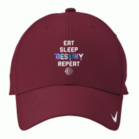 Eat Sleep Destiny Repeat  Gamers  Video Games Gaming Gift Nike Dri-fit Cap | Artistshot