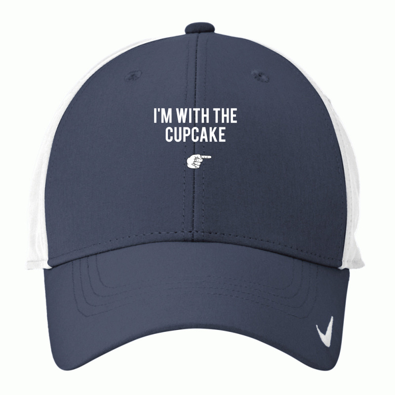 I'm With The Cupcake Halloween Costume Funny Couples T Shirt Nike Dri-fit Cap | Artistshot