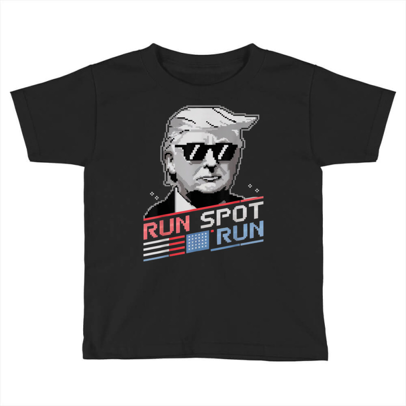 Run Spot Run, Funny Quote Debate Trump Kamala Elec Toddler T-shirt | Artistshot