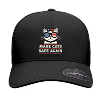 Make Cats Safe Again Seamless Cap | Artistshot