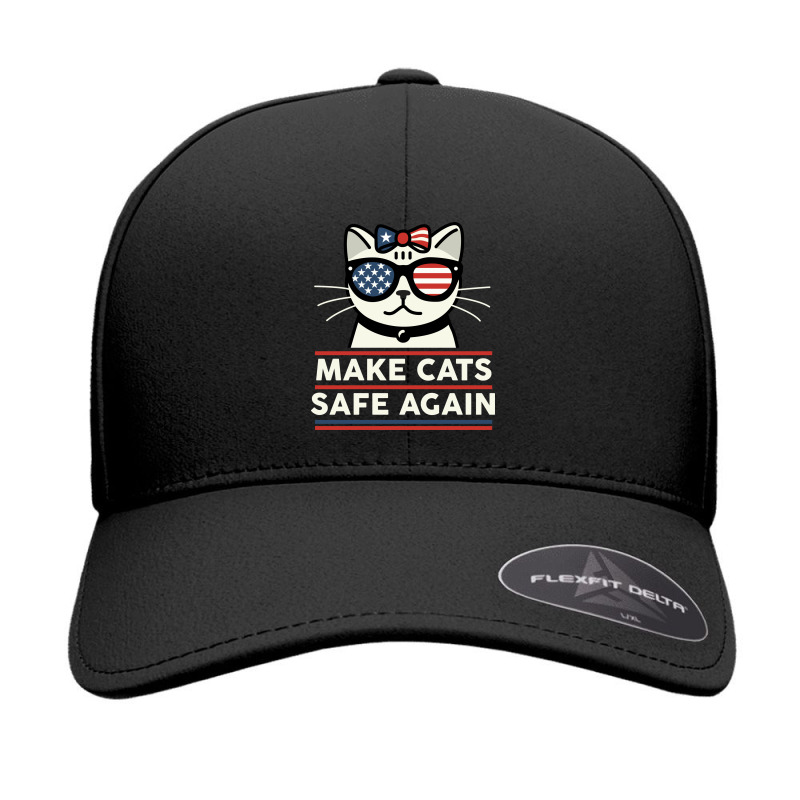 Make Cats Safe Again Seamless Cap | Artistshot