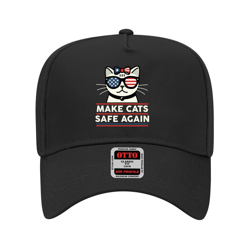 Make Cats Safe Again Adjustable Baseball Cap | Artistshot