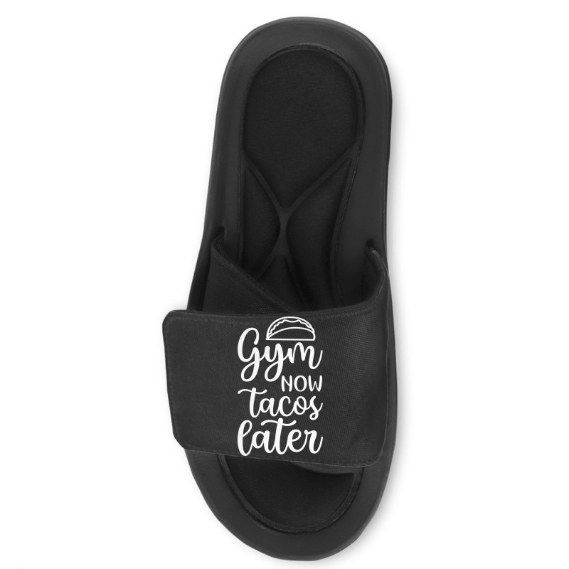 Gym Now Tacos Later Slide Sandal | Artistshot