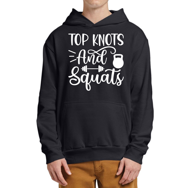 Top Knots And Squats, Gym Urban Pullover Hoodie | Artistshot