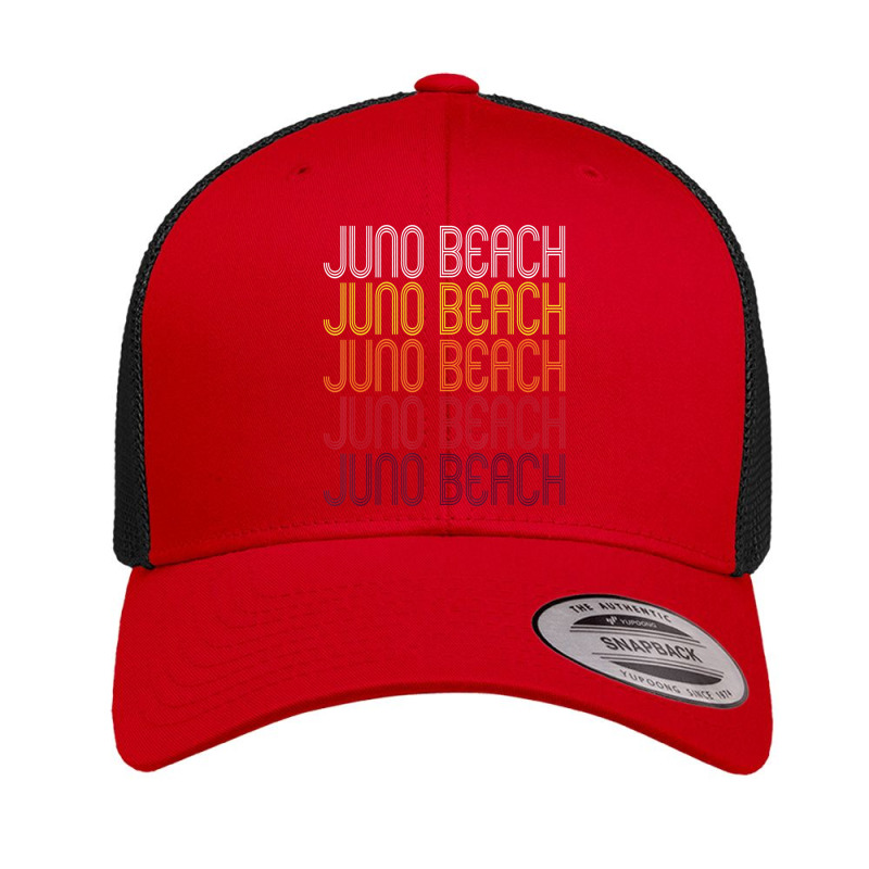 Juno Beach, Fl Vintage Style Florida Retro Trucker Cap | Artistshot