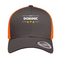 Family Name Surname Or First Name  Team Dominic T Shirt Retro Trucker Cap | Artistshot