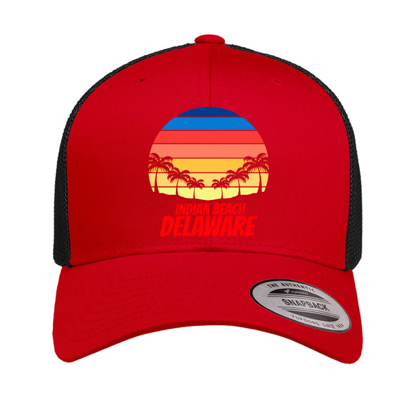 Indian Beach For People Who Like Beach Vacations And Ocean Sea Sides Retro Trucker Cap by cm-arts | Artistshot