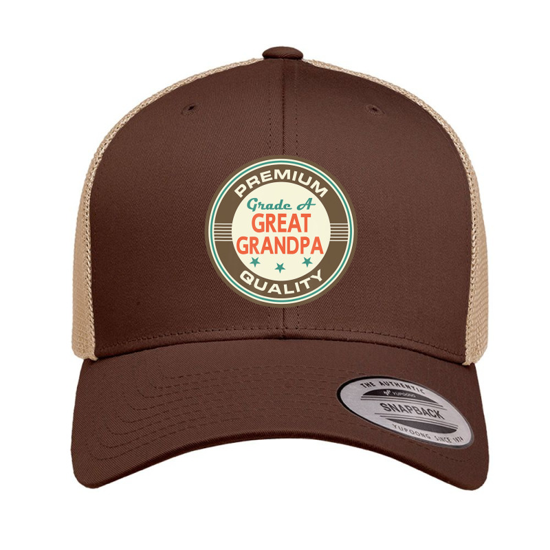 Mens Great Grandpa Vintage Grandfather Retro Trucker Cap by Sheppard Karena | Artistshot