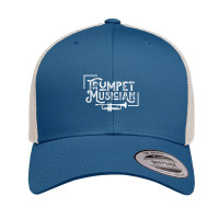 Trumpet Musician Player Trumpeter Retro Trucker Cap | Artistshot