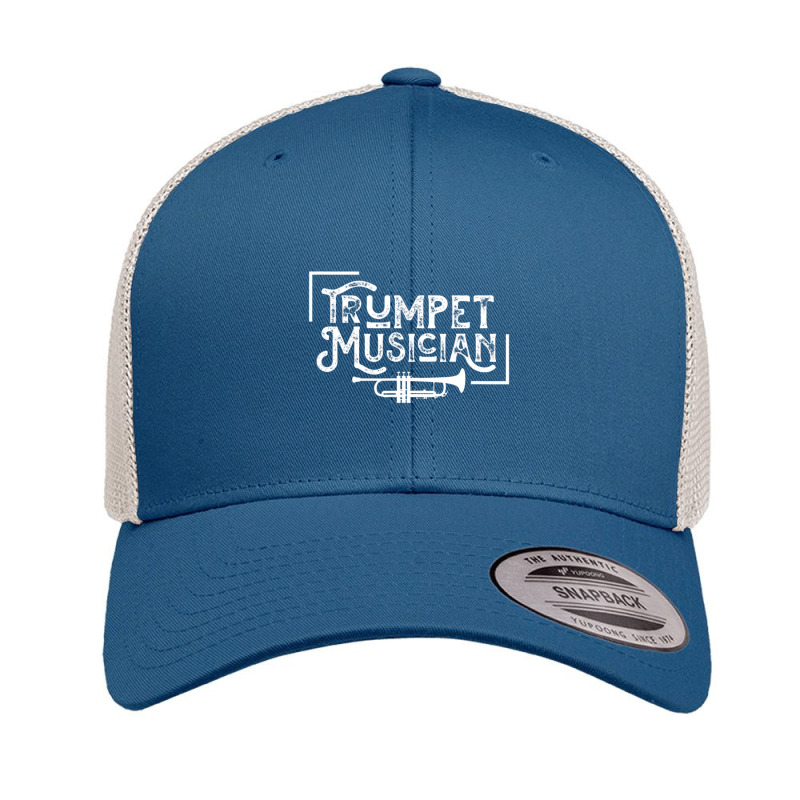 Trumpet Musician Player Trumpeter Retro Trucker Cap by cm-arts | Artistshot