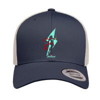 Ms Lightning Bolt Silhouette Retro Trucker Cap | Artistshot