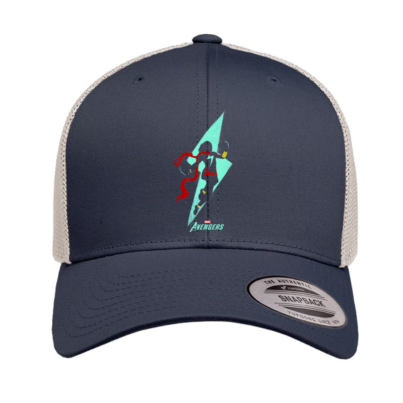 Ms Lightning Bolt Silhouette Retro Trucker Cap by LawrenceRisner | Artistshot