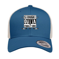 Ice Hockey Player Gift Straight Outta The Penalty Box Pullover Hoodie Retro Trucker Cap | Artistshot