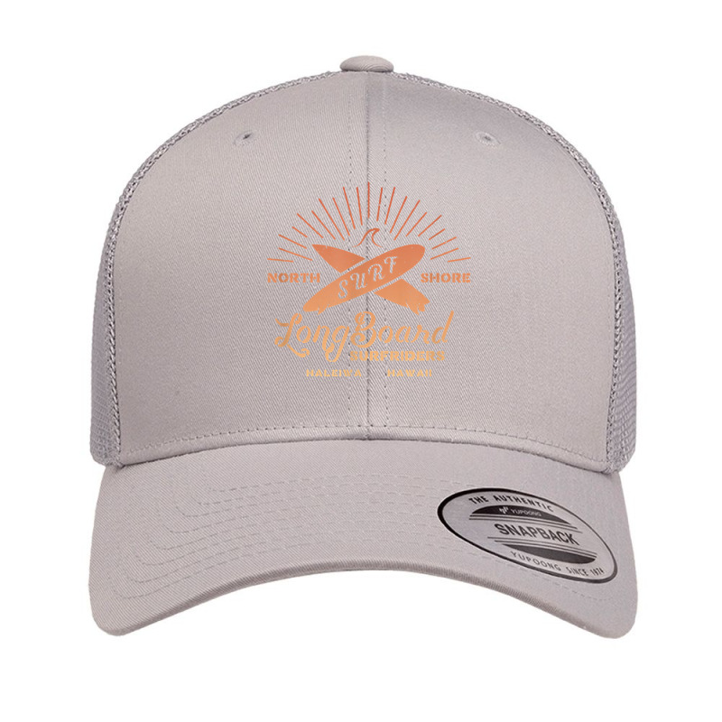 Hawaii Longboard Surf North Shore Haleiwa T Shirt Retro Trucker Cap | Artistshot