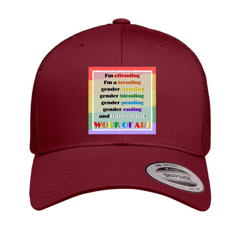 Work Of Art - Everybody_s Talking About Jamie Retro Trucker Cap by cm-arts | Artistshot