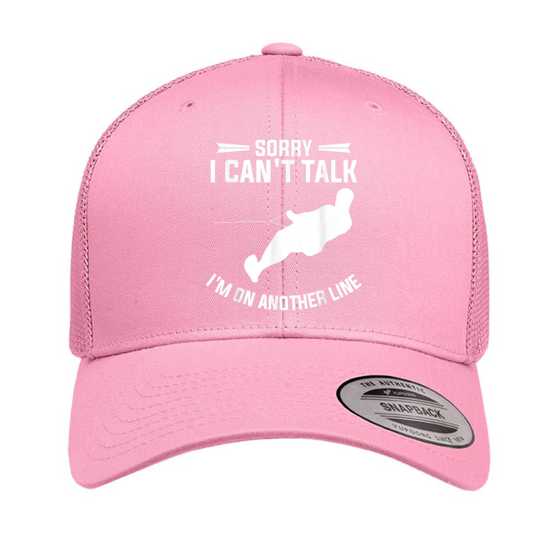 Sorry I Can't Talk I'm On Another Line Wakeboarding T Shirt Retro Trucker Cap | Artistshot