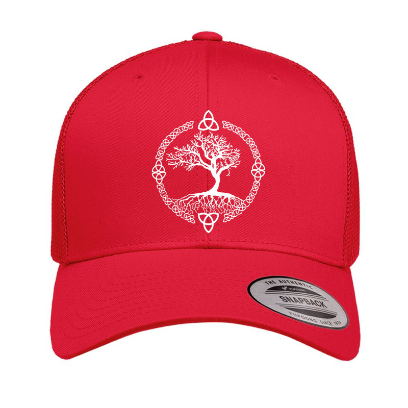 Tree Of Life Yggdrasill Celtic Knot Retro Trucker Cap by Adcock Salmon | Artistshot