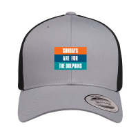 Sundays Are For The Dolphins Miami Footbal Retro Trucker Cap | Artistshot