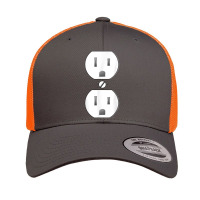 Electrical Outlet Socket Easy Costume T Shirt Retro Trucker Cap | Artistshot