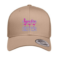 Synchronized Skating   Synchro Sister Retro Trucker Cap | Artistshot