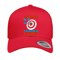 Warning May Start Crossbow Target Shooting Wear Bows Archery T Shirt Retro Trucker Cap | Artistshot