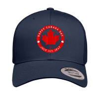 Happy Canada Day July 1st 1867 Canadian Holiday Souvenir T Shirt Retro Trucker Cap | Artistshot