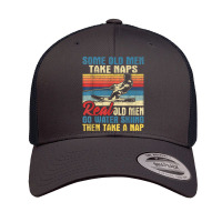 Some Old Men Take Naps   Grandpa Water Ski Waterskiing T Shirt Retro Trucker Cap | Artistshot