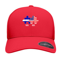 Half American Half Honduran Flag Combined Honduras Catracho T Shirt Seamless Cap | Artistshot