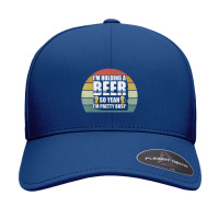 I'm Holding A Beer So Yeah I'm Pretty Busy Beer Drinking Seamless Cap | Artistshot