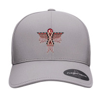 Red Native American, Red Native American Art, Red Native American Pain Seamless Cap | Artistshot