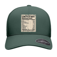 Christian Nutrition Facts Funny Name Humor Nickname T Shirt Seamless Cap | Artistshot