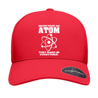 Funny Atom Art Men Women Stem Molecule Chemistry Teacher T Shirt Seamless Cap | Artistshot