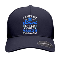 Paramedic Emt Can Sedate And Paralyze Stupid Funny Ems T Shirt Seamless Cap | Artistshot