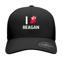 I Love Reagan Girlfriend Human Heart Cute Birthday Family T Shirt Seamless Cap | Artistshot