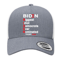 Biden Biggest Idiot Democrats Ever Nominated Trump 2020 T Shirt Yupoong Trucker Cap | Artistshot